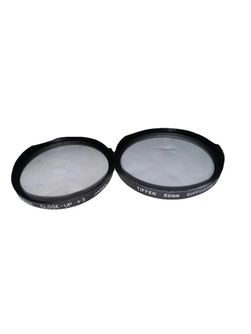 Lot Of 2 - Tiffen Screw In Optical Glass Filters 52mm/Diffusion 1 / Close Up +3